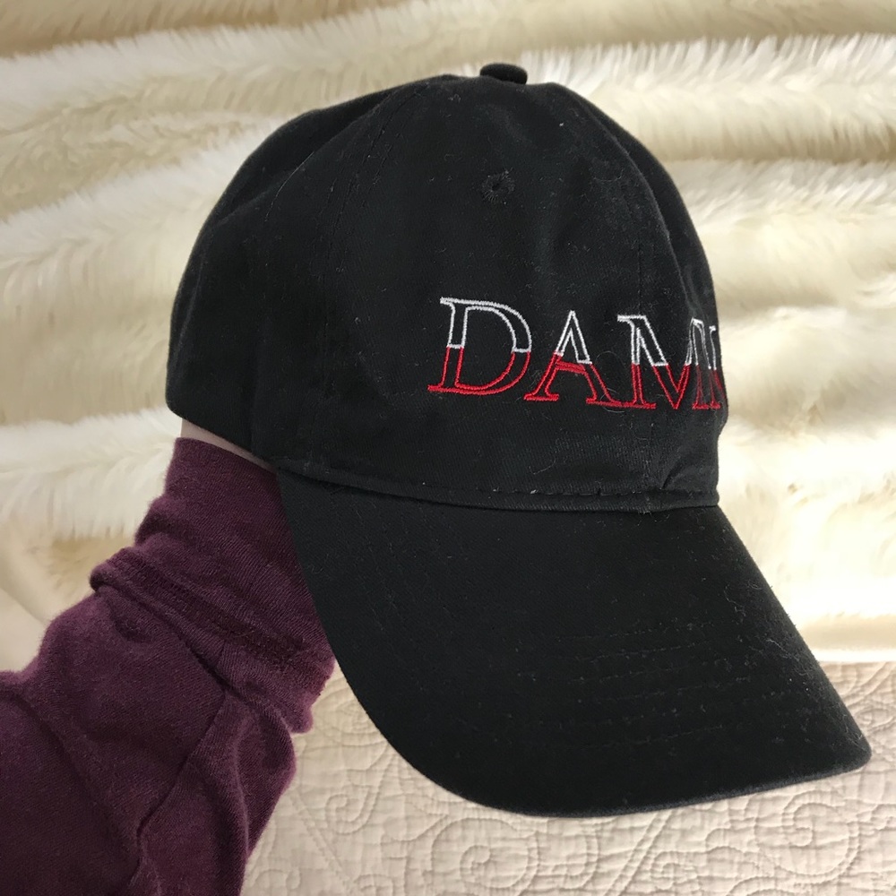 Baseball Hat, DAMN. tour merch hat.